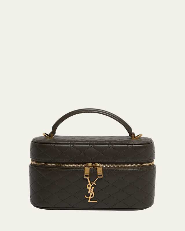 Gaby Vanity Quilted Leather Bag